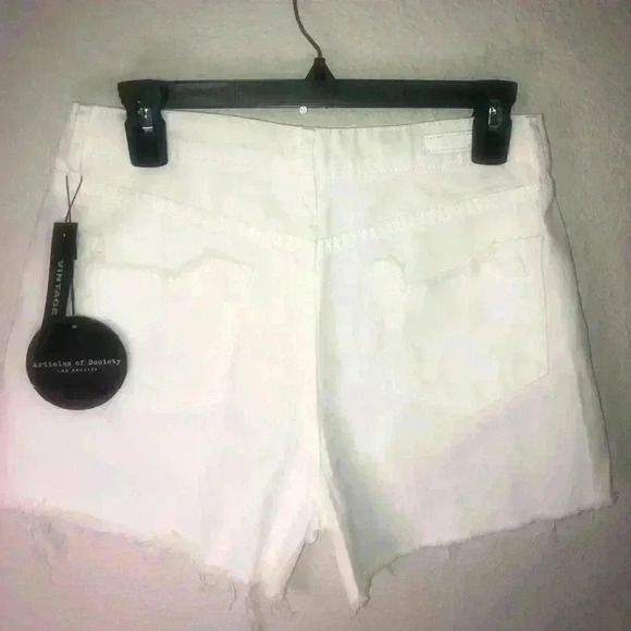 Articles of society white distressed shorts 27 NWT - Picture 2 of 6